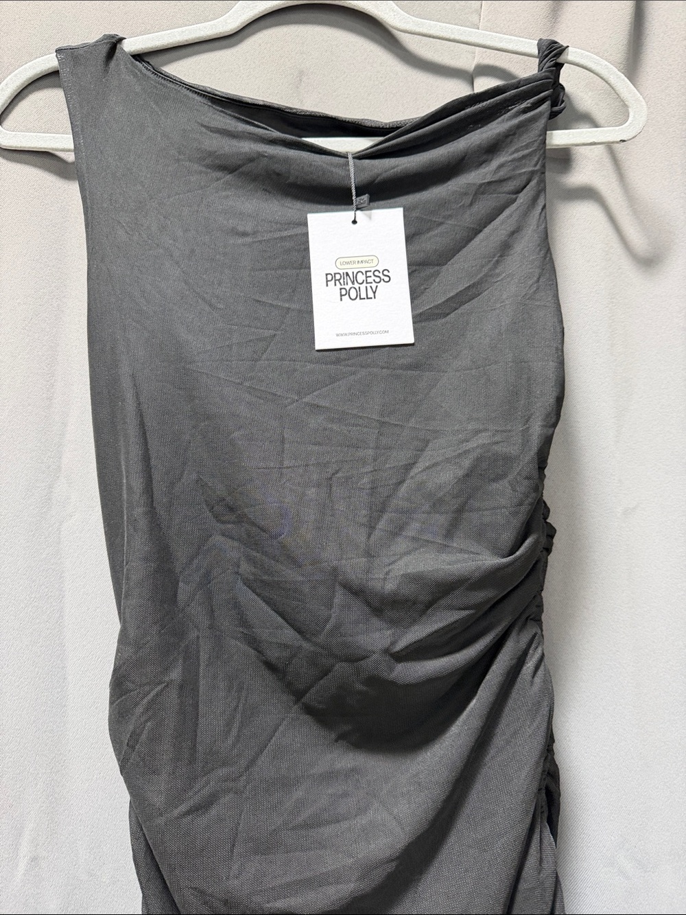 Bella Luna Ruched Mini Dress - Black - Size 4 - Picture 8 of 12